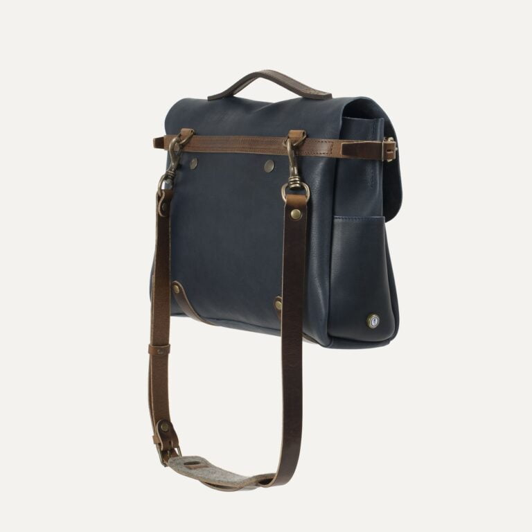 Bleu De Chauffe - Sac Postier Eclair M - Bleu Marin