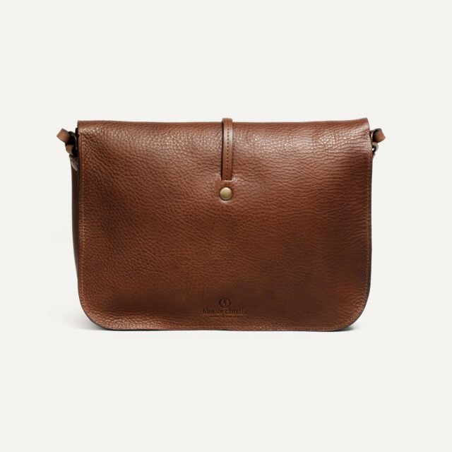 Bleu De Chauffe - Sac postier Pastel - Brun ambré