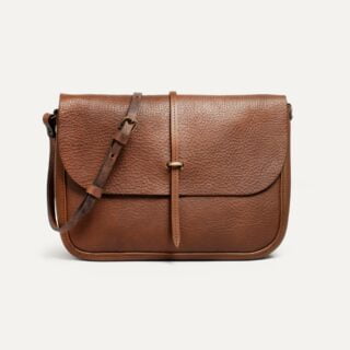 Bleu de Chauffe - Sac postier Pastel – Brun ambré