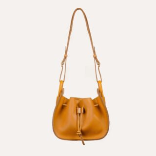 Sac seau DIANE – Miel par la marque Bleu de Chauffe Bleu de Chauffe - Sac seau DIANE – Miel
