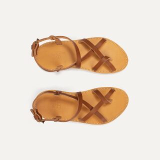 Bleu de Chauffe - Sandales cuir Nara – Pain Brûlé