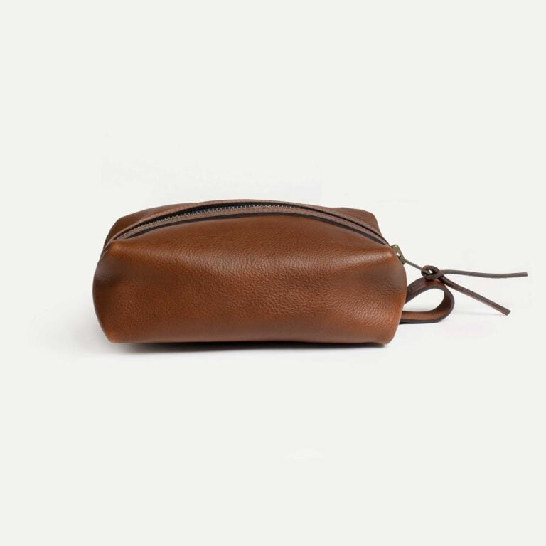 Bleu De Chauffe - Trousse de toilette ZAZOU - Brun ambré