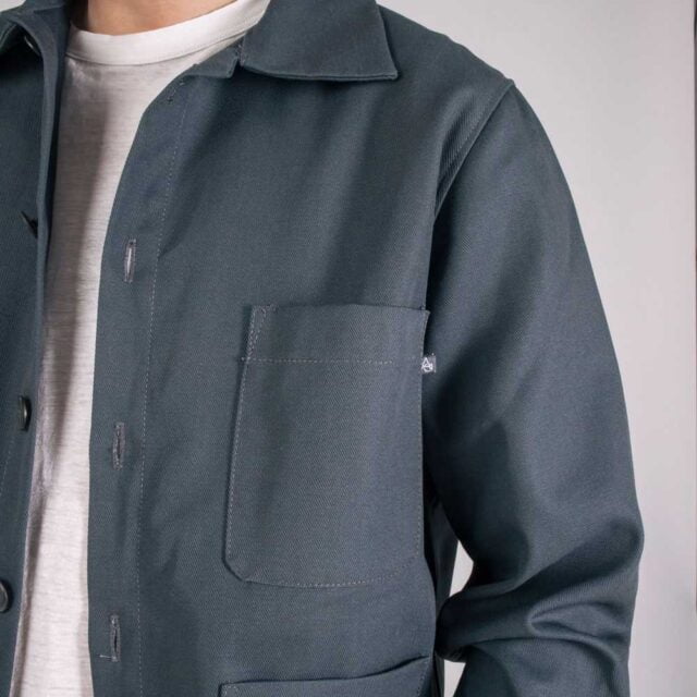 Aatise - zularit veste unisexe  homme upcyclé coloris plomb