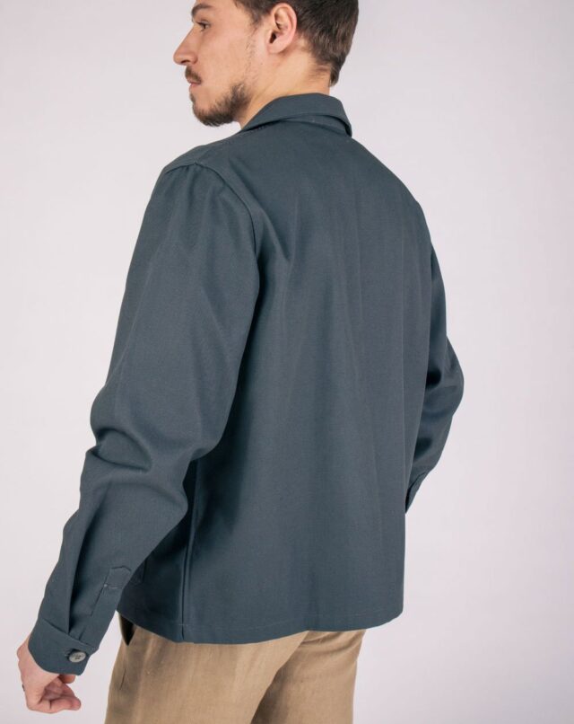 Aatise - zularit veste unisexe  homme upcyclé coloris plomb