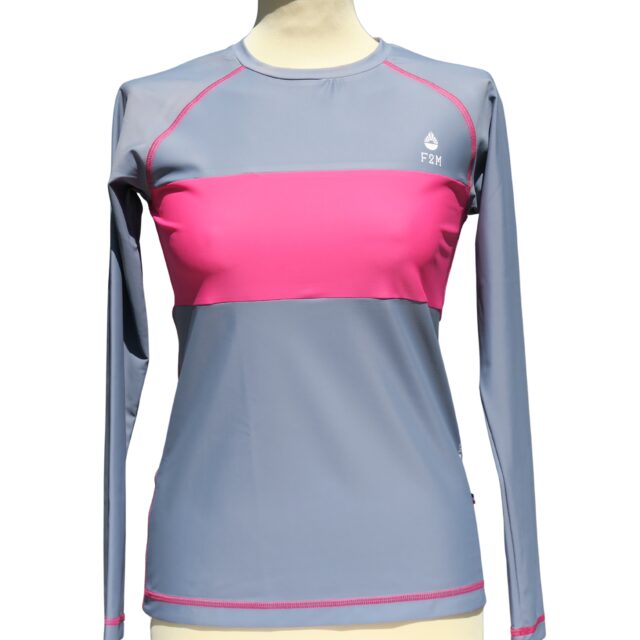F2M - Lycra anti-uv femme manches longues plusieurs coloris