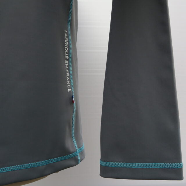 F2M - Lycra anti-uv homme manches longues Made in France gris