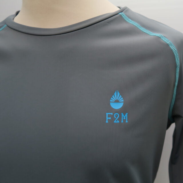 F2M - Lycra anti-uv homme manches longues Made in France gris