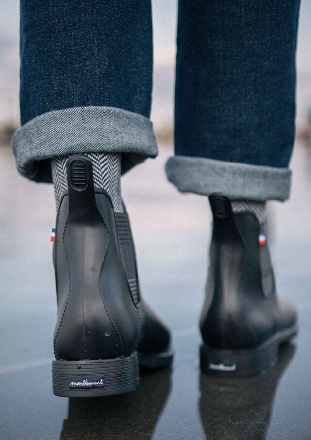 boots montpluie noir british Montlimart - BOOTS MONTPLUIE NOIR BRITISH