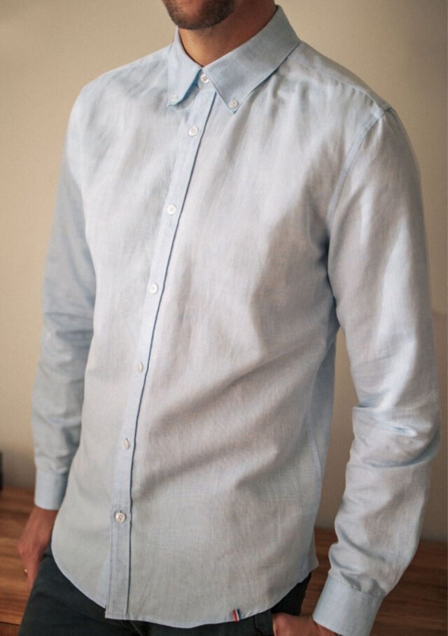 Montlimart - CHEMISE PAULIN BLEU CLAIR
