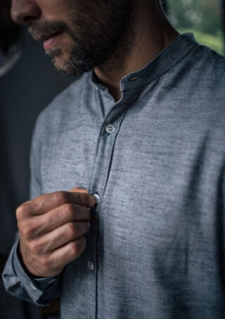 Chemise Saint Pierre Anthracite par la marque Montlimart Montlimart - Chemise Saint Pierre Anthracite