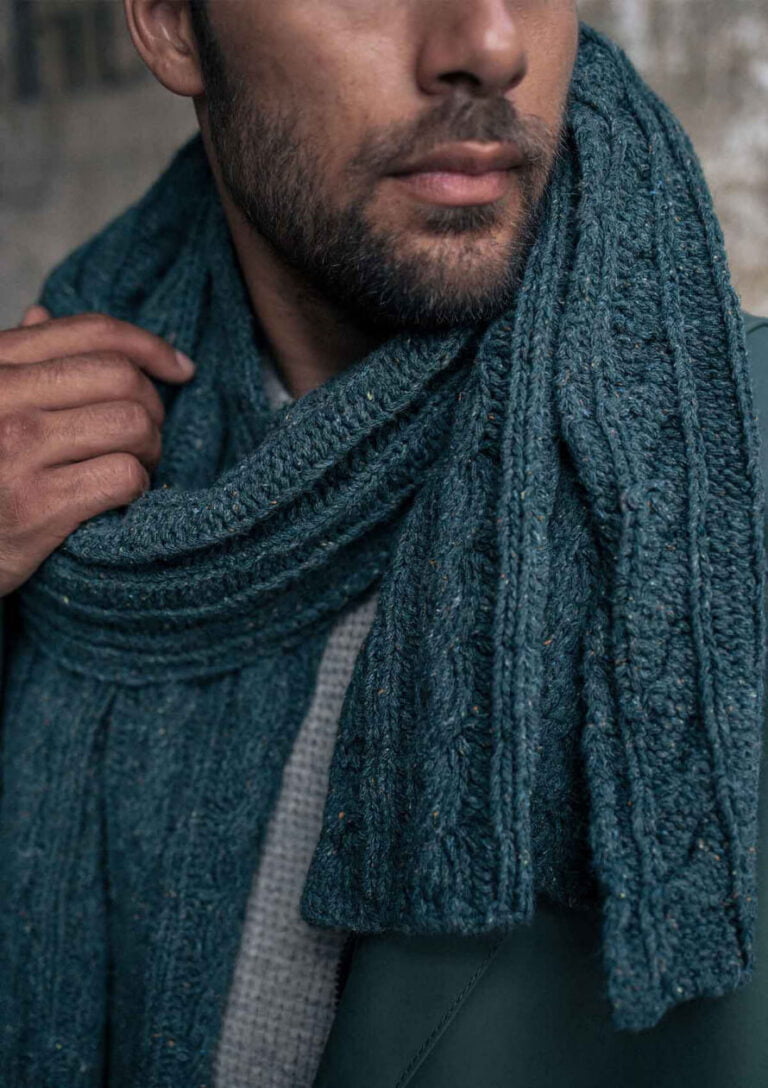 Montlimart - ECHARPE TORSADE VERT