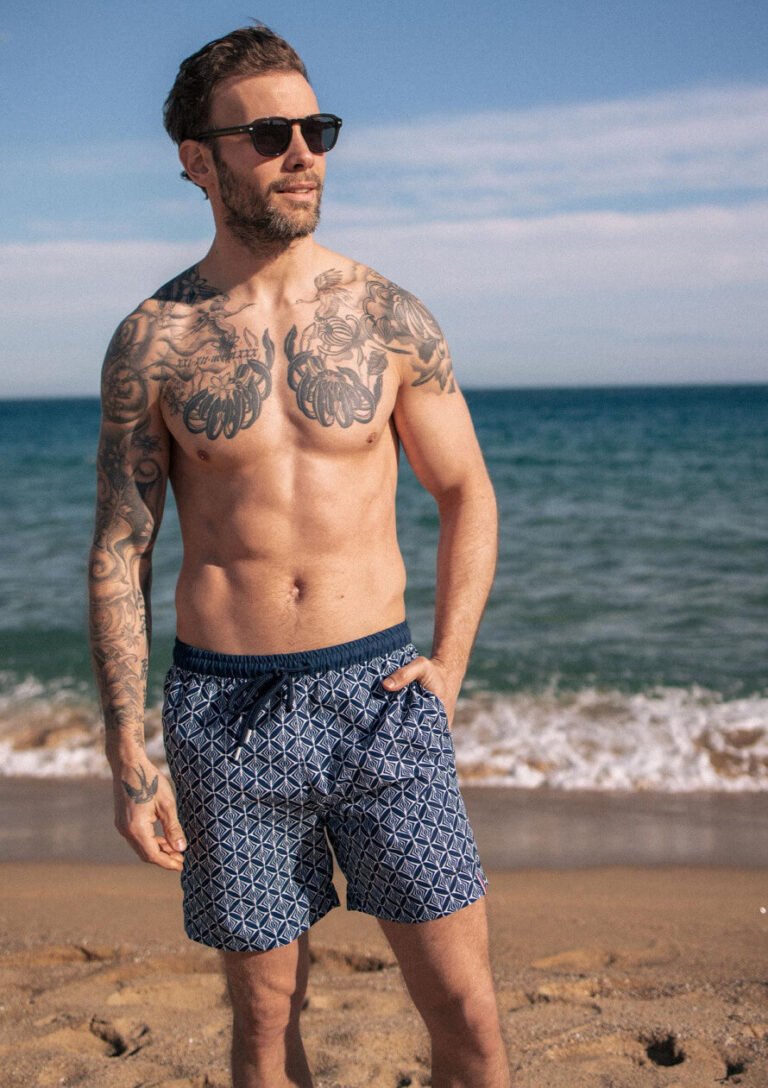 Montlimart - MAILLOT DE BAIN PLONGEON MOTIFS MARINE