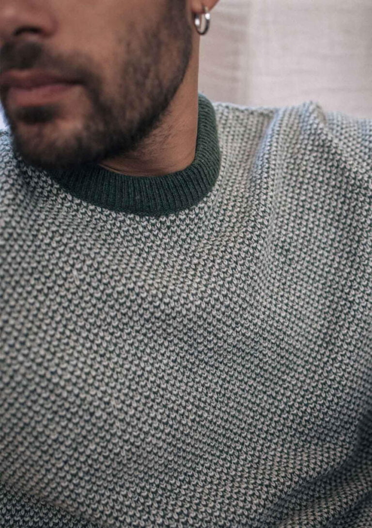 Montlimart - PULL ALENTOUR KAKI/ECRU/GRIS