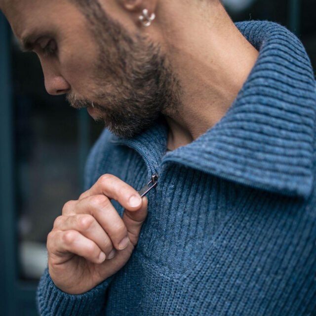 Montlimart - PULL CHALEUREUX BLEU