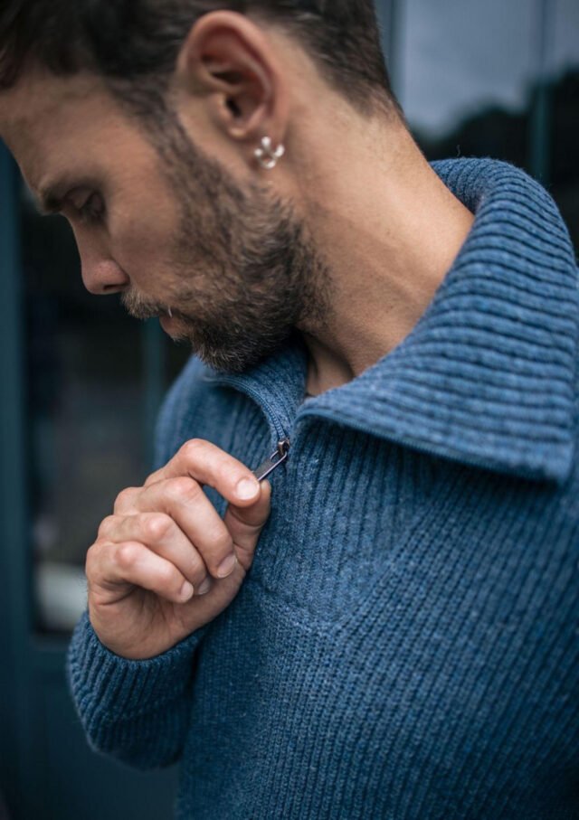 Montlimart - PULL CHALEUREUX BLEU