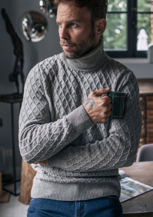 Montlimart - PULL NATAL GRIS CLAIR