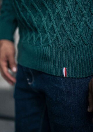 Montlimart - Pull Natal Vert