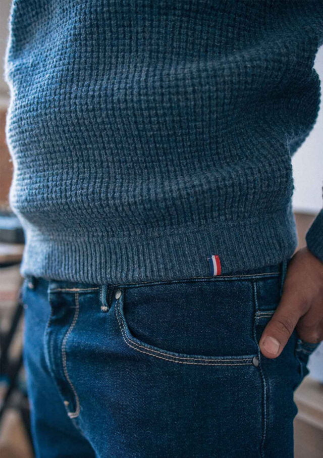 Montlimart - PULL ORIGINE BLEU