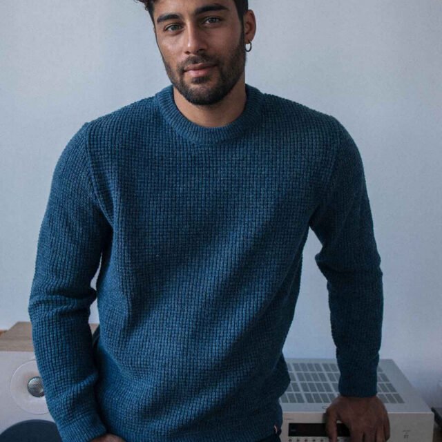 Montlimart - PULL ORIGINE BLEU