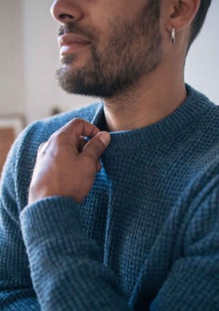 Pull Origine Bleu par la marque Montlimart Montlimart - Pull Origine Bleu
