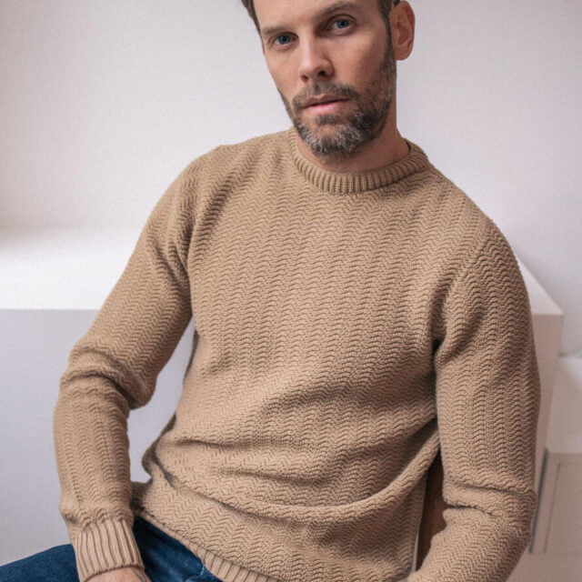 Montlimart - PULL PLANETE BEIGE