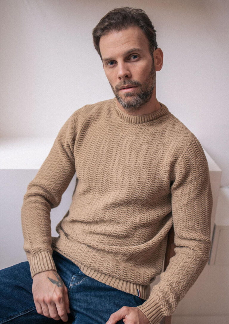 Montlimart - PULL PLANETE BEIGE