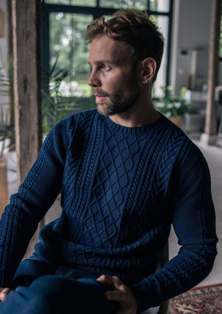 Montlimart - PULL VERITABLE BLEU MARINE