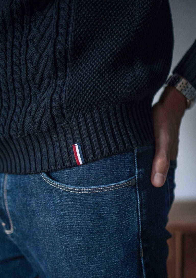 Montlimart - PULL VERITABLE NOIR