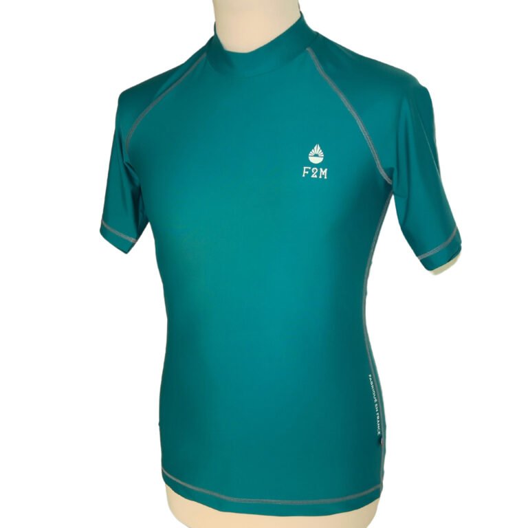 F2M - Rashguard UPF50+ durable manches courtes homme