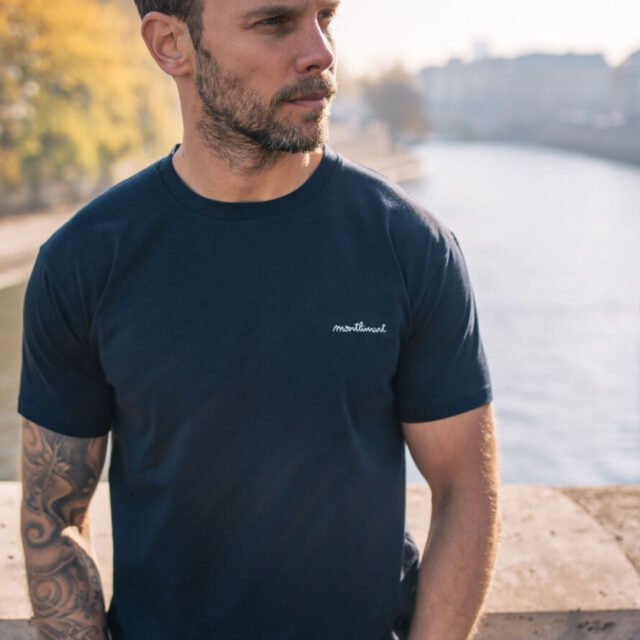 Montlimart - T-SHIRT BLASON BLEU MARINE