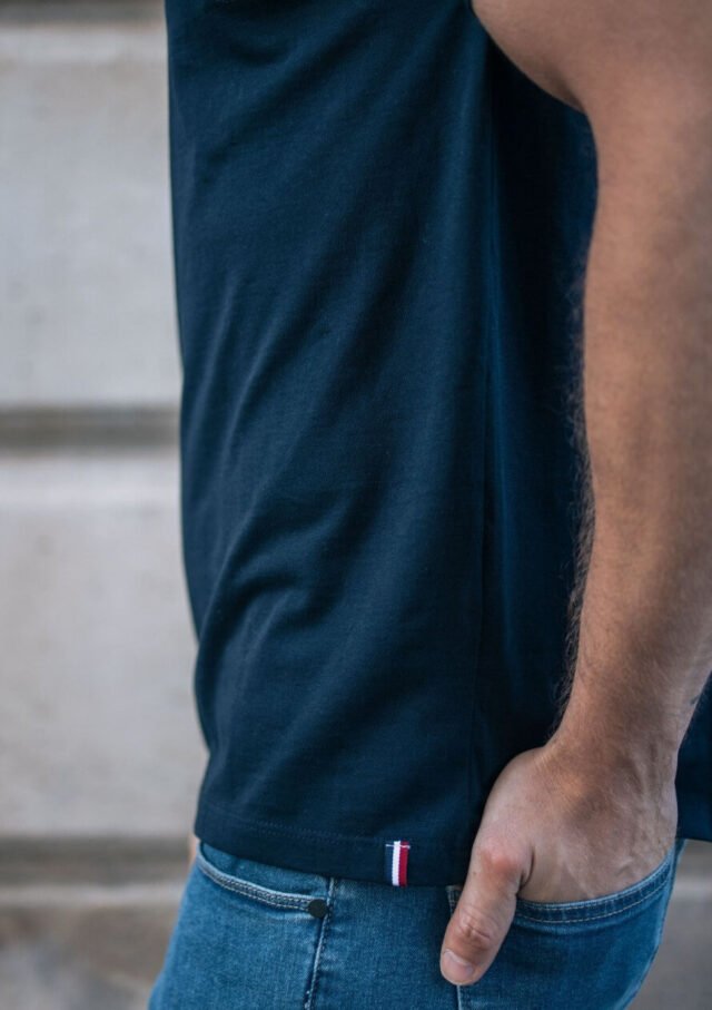 Montlimart - T-SHIRT BLASON BLEU MARINE