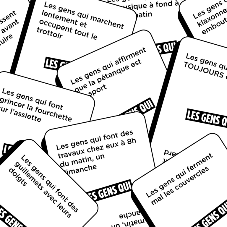 Chouic - Jeu d'ambiance Les Gens Qui
