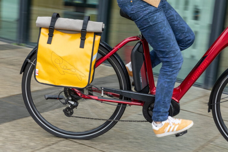 L'Atelier de la Baleine à Bosse - Sacoche vélo / Sac à dos - BARDALEINE Bleu franc