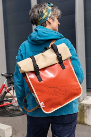 Atelier de la Baleine à Bosse - Sac à dos 18l Rouille