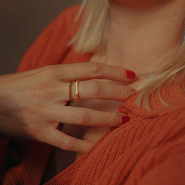 esa - Bague Pendentif Essentiel Vermeil