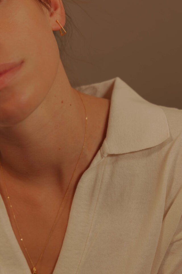 esa - Mono Boucle d'oreille Mouvement Vermeil