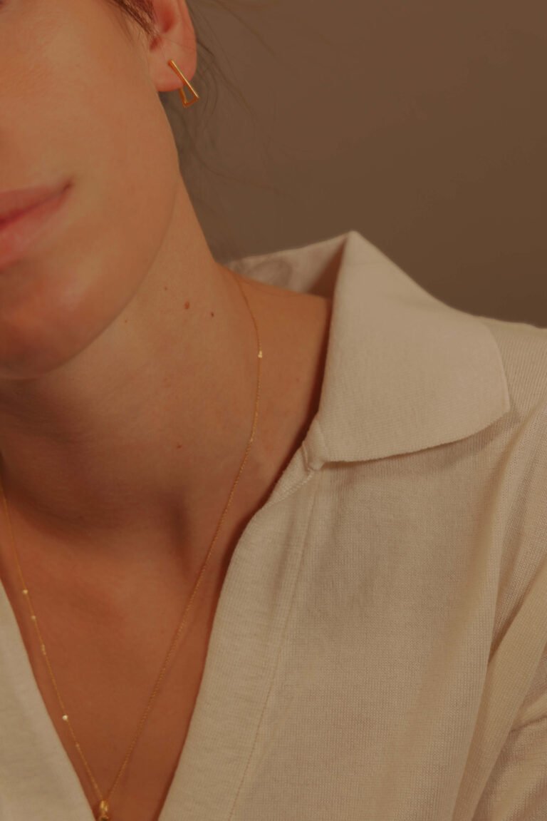 esa - Mono Boucle d'oreille Mouvement Vermeil