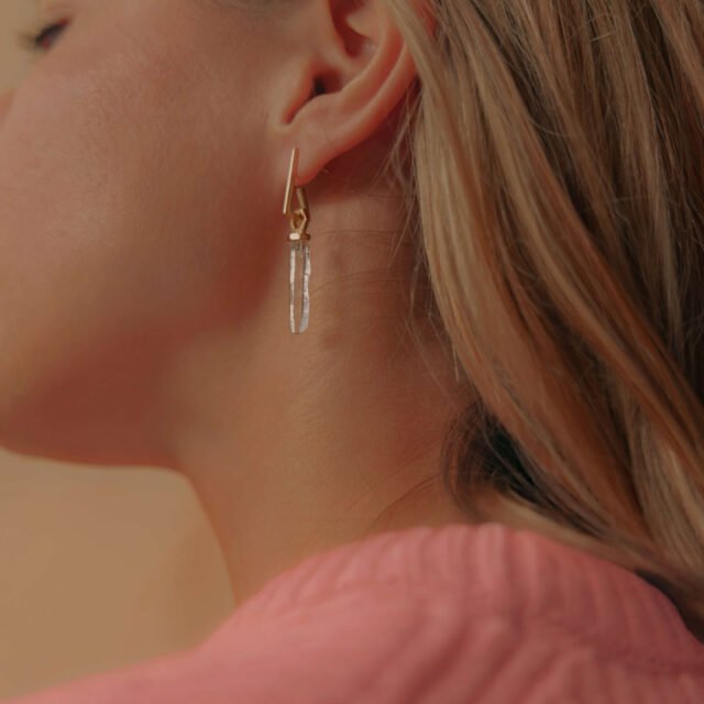 esa - esa - Mono Boucle d'oreille Mouvement Vermeil