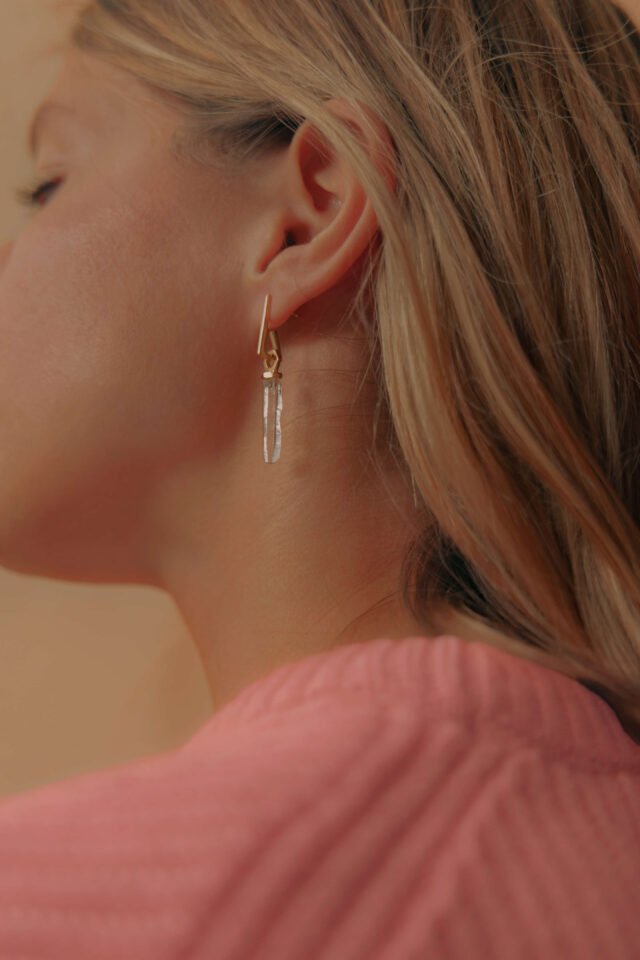 esa - esa - Mono Boucle d'oreille Mouvement Vermeil