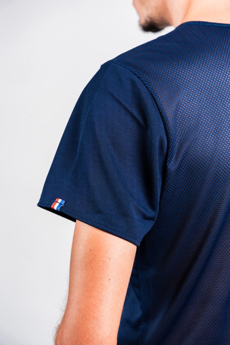 Sensus - T-shirt Homme Sensus AERA Bleu 1.63 kgCo2eq - Made in France et recyclé (En précommande)