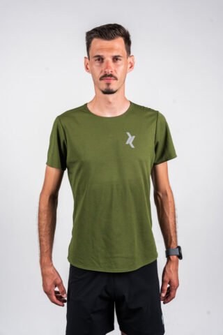 T-shirt Homme Sensus AERA Kaki 1.63 kgCo2eq – Made in France et recyclé par la marque Sensus Sensus - T-shirt Homme Sensus AERA Kaki 1.63 kgCo2eq – Made in France et recyclé