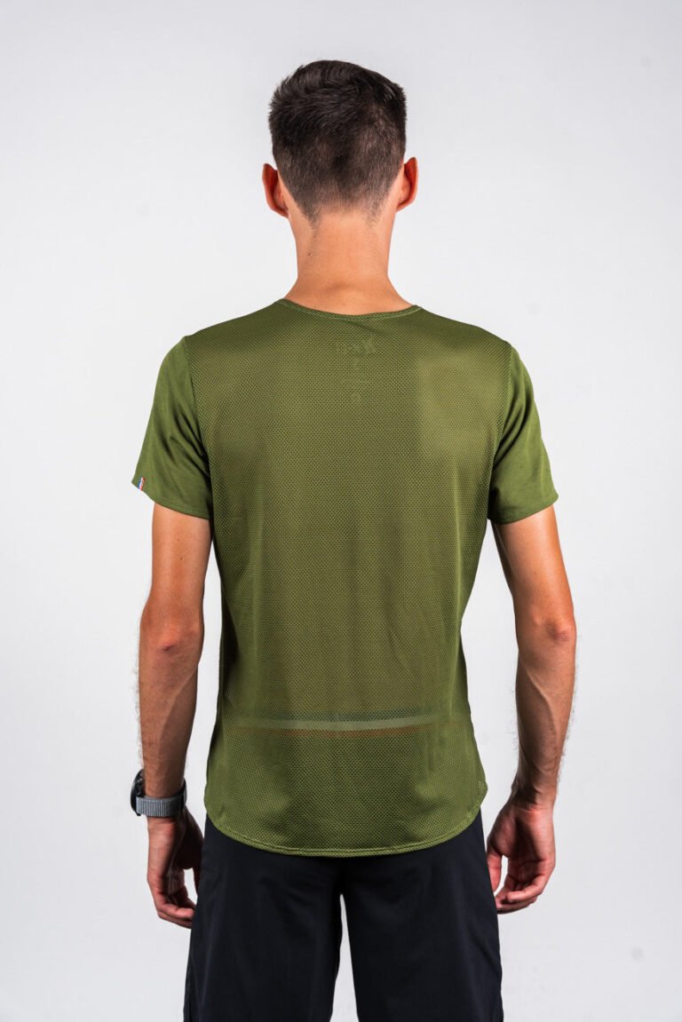 Sensus - T-shirt Homme Sensus AERA Kaki 1.63 kgCo2eq - Made in France et recyclé