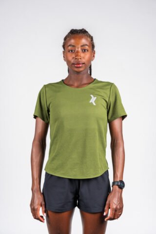 Sensus - T-shirt Femme Sensus AERA Kaki 1.35 kgCo2eq – Made in France et recyclé (En précommande)