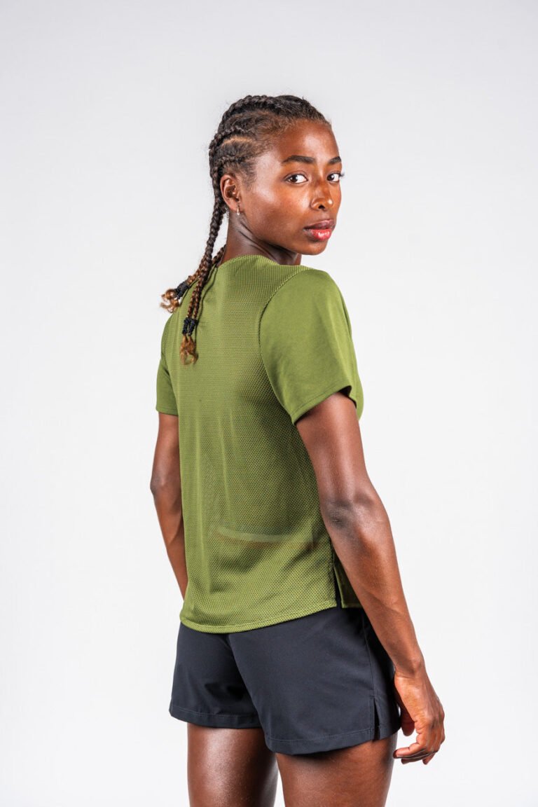 Sensus - T-shirt Femme Sensus AERA Kaki 1.35 kgCo2eq - Made in France et recyclé (En précommande)