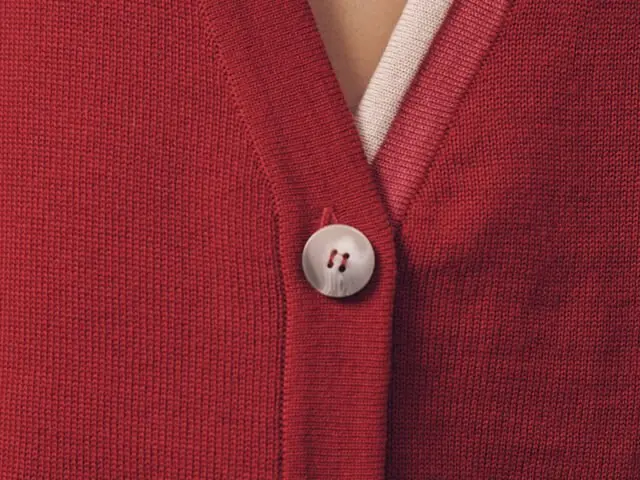 LAFRANÇAISE - Gilet Annabelle ROUGE FONCE S