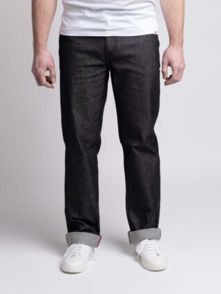 1083 - Jeans droit 101n flex noir brut