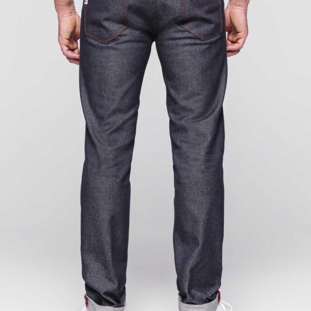 1083 - JEANS AJUSTE 103N  100 % coton bio bleu