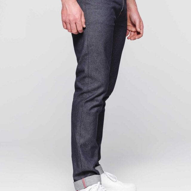 1083 - JEANS AJUSTE 103N  100 % coton bio bleu