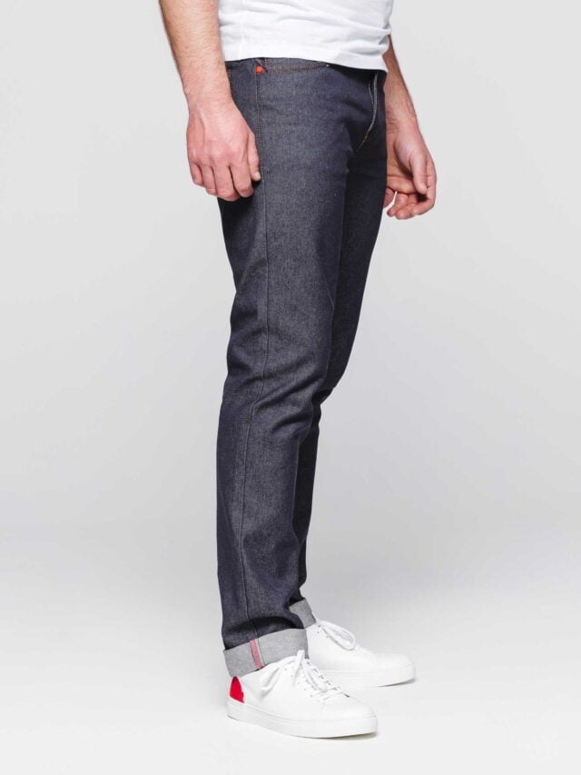 1083 - JEANS AJUSTE 103N  100 % coton bio bleu