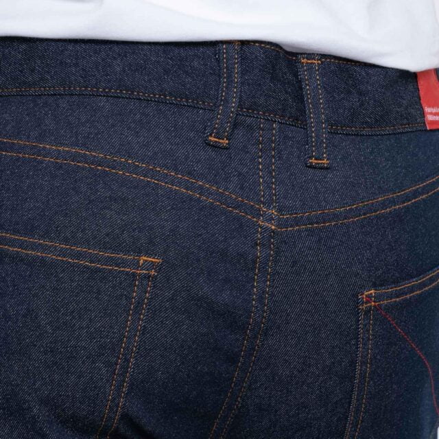 1083 - JEANS SLIM 104N FUSELE coton bio filidenim flex bleu Homme